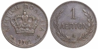 Greece-Creta-Prince-George-Lepta-1901-AE