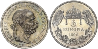 Hungary-Franz-Joseph-I-Korona-1900-AR
