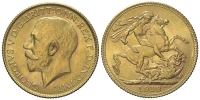 India-British-George-V-Sovereign-1918-Gold