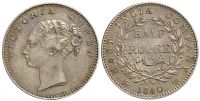 India-British-Victoria-Rupee-1840-AR