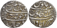 India-Mughal-Empire-Aurangzeb-Alamgir-Rupee-1109-AR