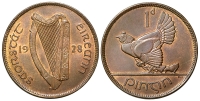 Ireland-Free-State-Penny-1928-AE
