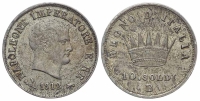 Italy-A-Regional-Mints-Bologna-Napoleone-I-Soldi-1812-AR