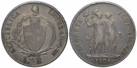 Italy-A-Regional-Mints-Genova-Ligurian-Republic-Lire-1805-AR