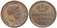 Italy-A-Regional-Mints-Napoli-Ferdinando-II-Tornesi-1853-AE