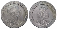 Italy-A-Regional-Mints-Napoli-Ferdinando-IV-Piastra-1805-AR
