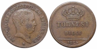 Italy-A-Regional-Mints-Napoli-Francesco-I-Tornesi-1825-AE