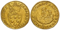 Italy-B-Papal-States-Rome-Clement-VII-Fiorini-di-camera-ND-Gold