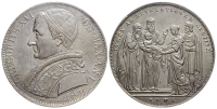 Italy-B-Papal-States-Rome-Gregory-XVI-Scudo-1831-AR