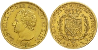 Italy-C-House-of-Savoy-Kingdom-of-Sardinia-Carlo-Felice-Lire-1827-Gold