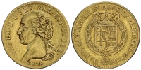 Italy-C-House-of-Savoy-Kingdom-of-Sardinia-Vittorio-Emanuele-I-Lire-1818-Gold
