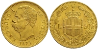 Italy-D-Kingdom-Umberto-I-Lire-1879-Gold