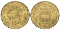 Italy-D-Kingdom-Umberto-I-Lire-1886-Gold