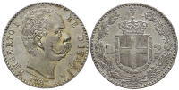 Italy-D-Kingdom-Umberto-I-Lire-1887-AR