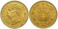 Italy-D-Kingdom-Umberto-I-Lire-1893-Gold