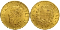 Italy-D-Kingdom-Vittorio-Emanuele-II-Lire-1863-Gold