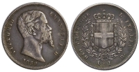 Italy-D-Kingdom-Vittorio-Emanuele-II-Re-Eletto-Lira-1859-AR