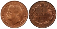 Italy-D-Kingdom-Vittorio-Emanuele-III-Cent-1905-AE