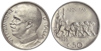 Italy-D-Kingdom-Vittorio-Emanuele-III-Cent-1920-Ni
