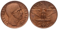 Italy-D-Kingdom-Vittorio-Emanuele-III-Cent-1938-AE