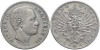 Italy-D-Kingdom-Vittorio-Emanuele-III-Lira-1905-AR