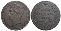 Monaco-Honore-V-Cent-1837-AE