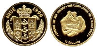 Niue-Elizabeth-II-Dollars-1999-Gold