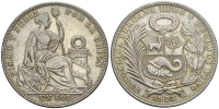 Peru-Decimal-Coinage-Sol-1923-AR