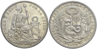 Peru-Decimal-Coinage-Sol-1923-AR