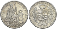 Peru-Decimal-Coinage-Sol-1926-AR