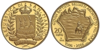 San-Marino-Euro-Coinage-Euro-2006-Gold
