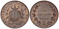 San-Marino-Republic-Cent-1869-AE