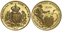 San-Marino-Republic-Scudi-1993-Gold