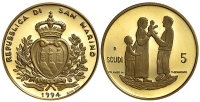 San-Marino-Republic-Scudi-1994-Gold