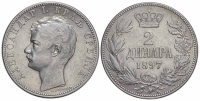 Serbia-Alexander-I-Dinara-1897-AR