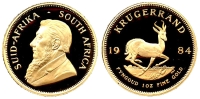 South-Africa-Bullion-Issues-Krugerrand-1984-Gold