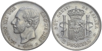 Spain-Alfonso-XII-Pesetas-1882-AR