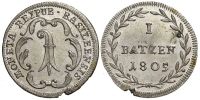 Switzerland-Basel-Batzen-1805-BI
