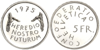 Switzerland-Commemorative-Coinage-Francs-1975-CuNi