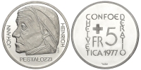 Switzerland-Commemorative-Coinage-Francs-1977-CuNi