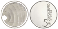 Switzerland-Commemorative-Coinage-Francs-1985-CuNi