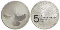 Switzerland-Commemorative-Coinage-Francs-1988-CuNi