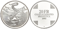 Switzerland-Commemorative-Coinage-Francs-1995-AR