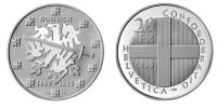 Switzerland-Commemorative-Coinage-Francs-1999-AR