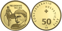 Switzerland-Commemorative-Coinage-Francs-2012-Gold