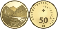 Switzerland-Commemorative-Coinage-Francs-2014-Gold