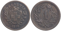 Switzerland-Confoederatio-Helvetica-Cent-1876-AE