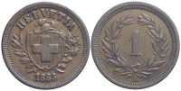 Switzerland-Confoederatio-Helvetica-Cent-1883-AE