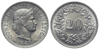 Switzerland-Confoederatio-Helvetica-Cent-1947-Ni