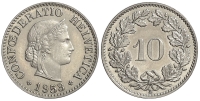Switzerland-Confoederatio-Helvetica-Cent-1953-CuNi
